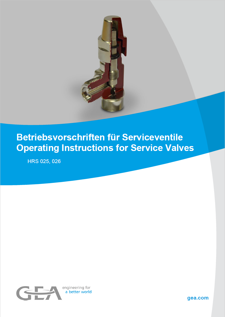 Operating Instructions Gea Awp Valves